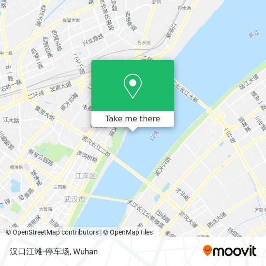 汉口江滩-停车场 map
