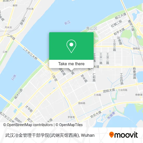 武汉冶金管理干部学院(武钢宾馆西南) map