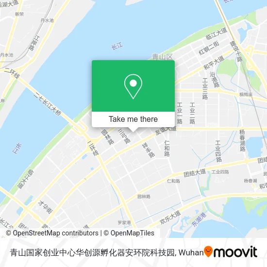 青山国家创业中心华创源孵化器安环院科技园 map