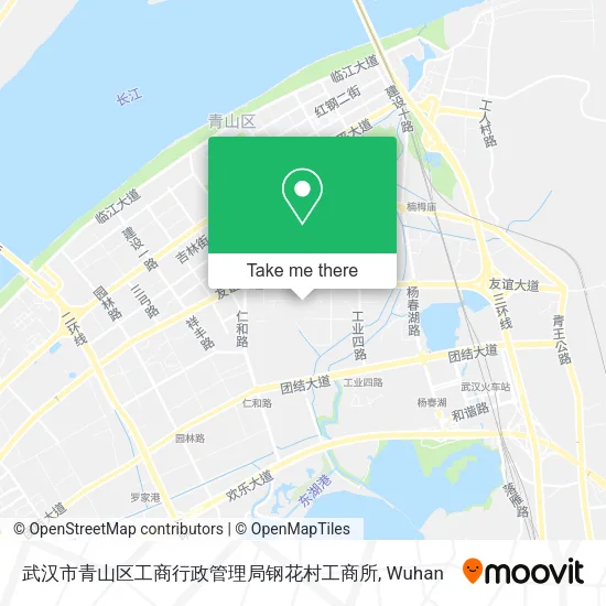 武汉市青山区工商行政管理局钢花村工商所 map