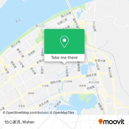 怡心家具 map