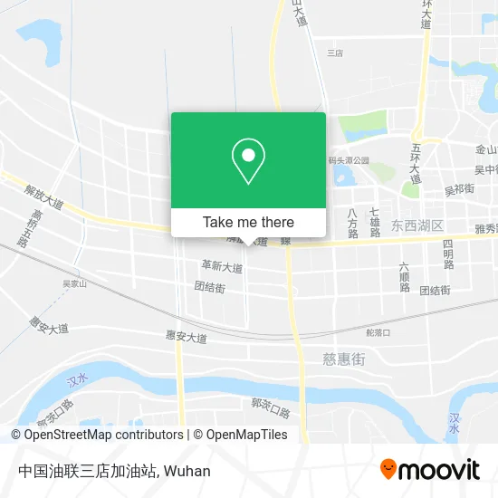 中国油联三店加油站 map