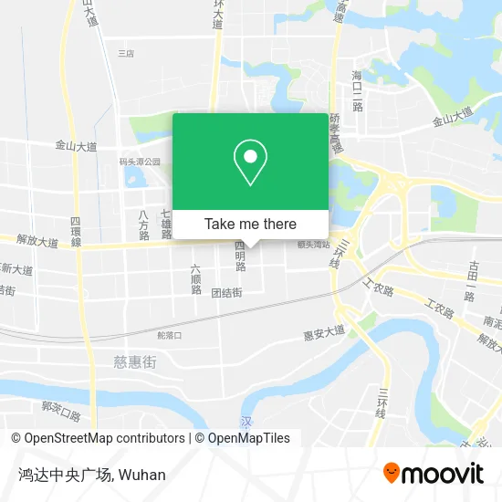 鸿达中央广场 map