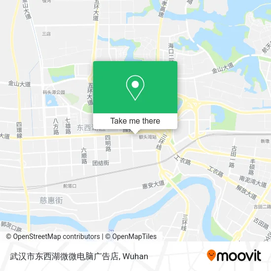 武汉市东西湖微微电脑广告店 map