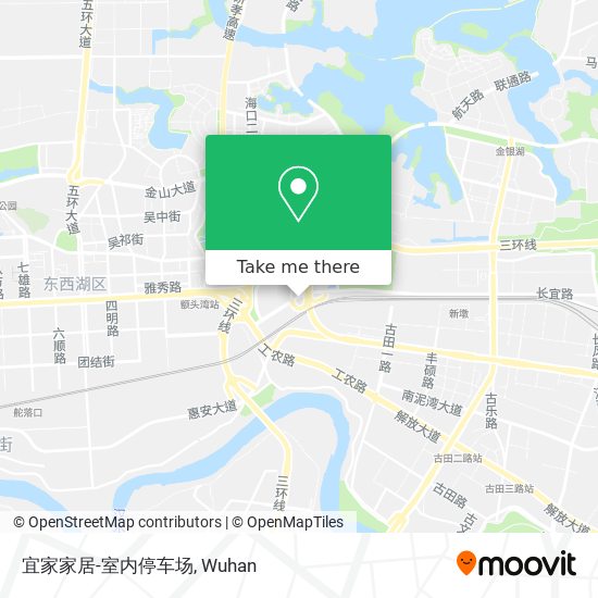 宜家家居-室内停车场 map