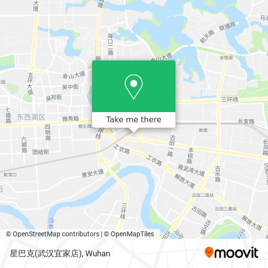 星巴克(武汉宜家店) map
