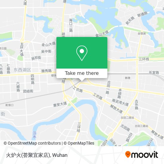 火炉火(荟聚宜家店) map