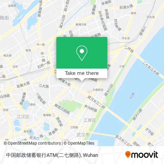 中国邮政储蓄银行ATM(二七侧路) map