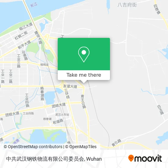 中共武汉钢铁物流有限公司委员会 map