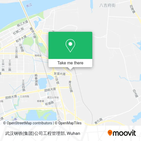武汉钢铁(集团)公司工程管理部 map