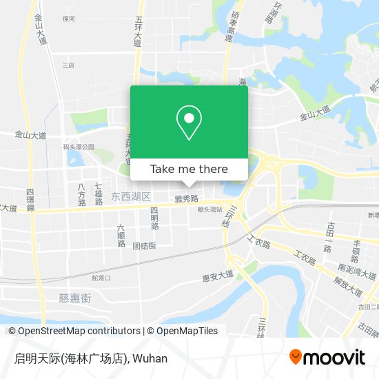 启明天际(海林广场店) map