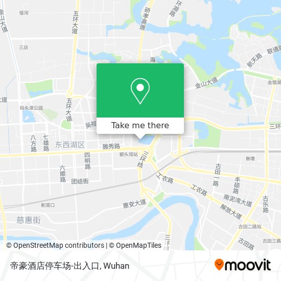 帝豪酒店停车场-出入口 map