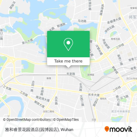 雅和睿景花园酒店(园博园店) map