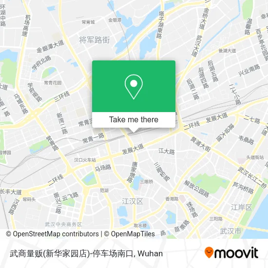 武商量贩(新华家园店)-停车场南口 map