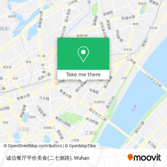 诚信餐厅平价美食(二七侧路) map