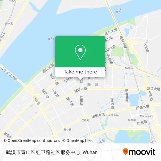 武汉市青山区红卫路社区服务中心 map