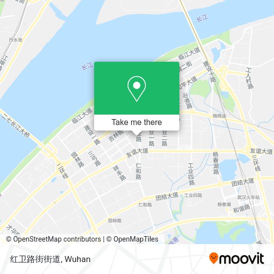 红卫路街街道 map