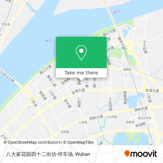 八大家花园四十二街坊-停车场 map