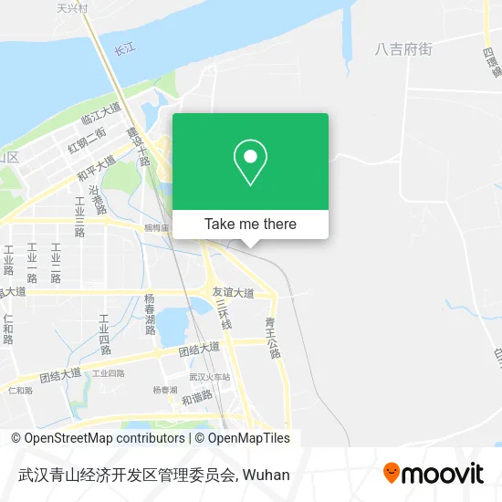 武汉青山经济开发区管理委员会 map