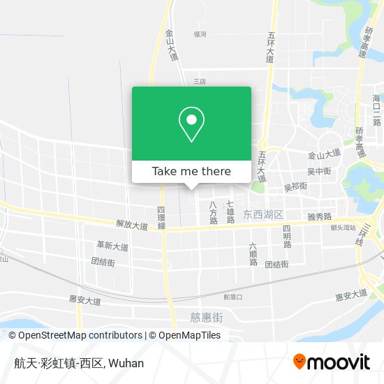 航天·彩虹镇-西区 map