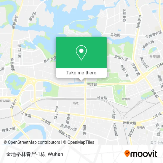 金地格林春岸-1栋 map