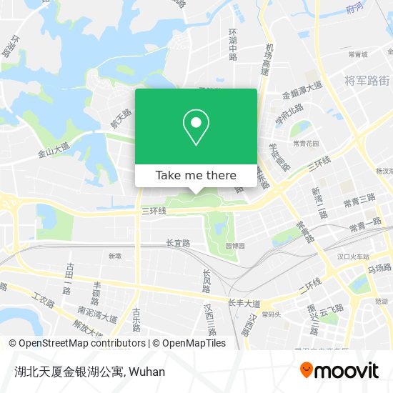湖北天厦金银湖公寓 map