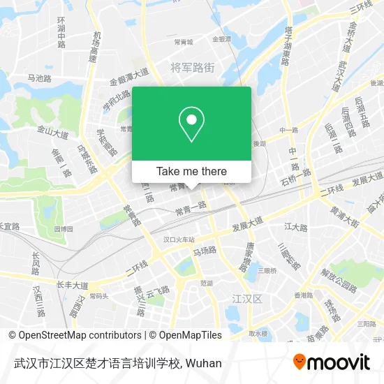 武汉市江汉区楚才语言培训学校 map