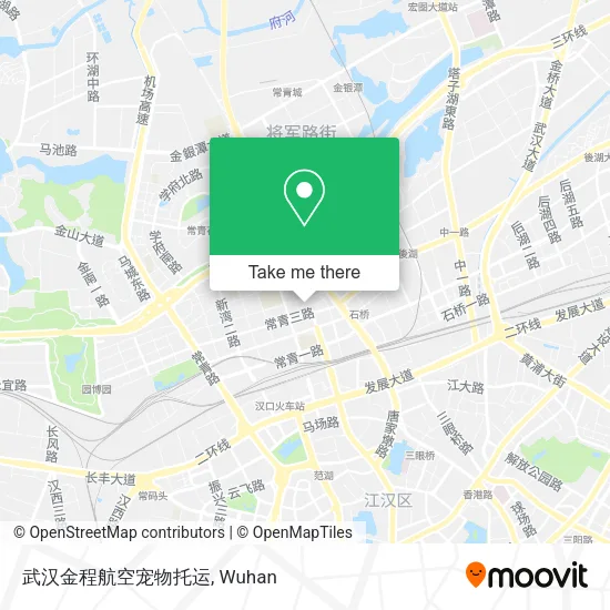 武汉金程航空宠物托运 map