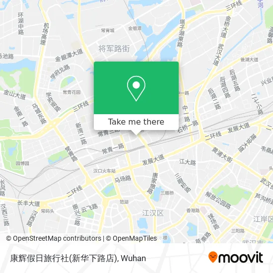 康辉假日旅行社(新华下路店) map