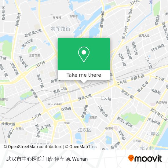 武汉市中心医院门诊-停车场 map