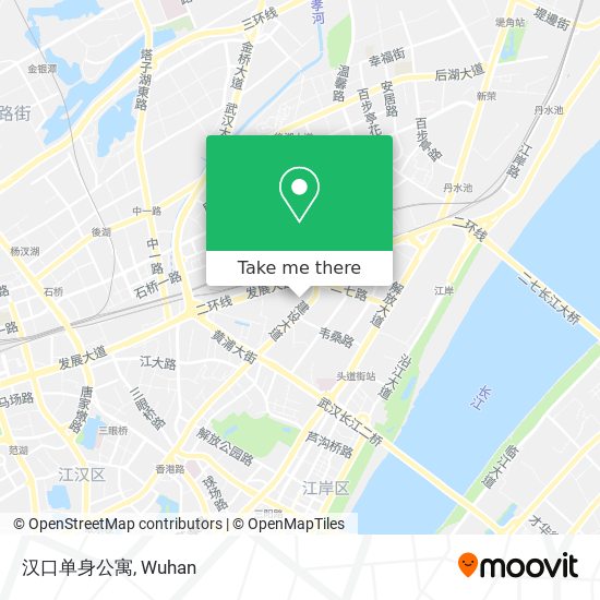 汉口单身公寓 map