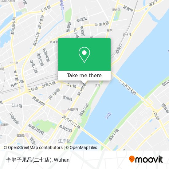 李胖子果品(二七店) map