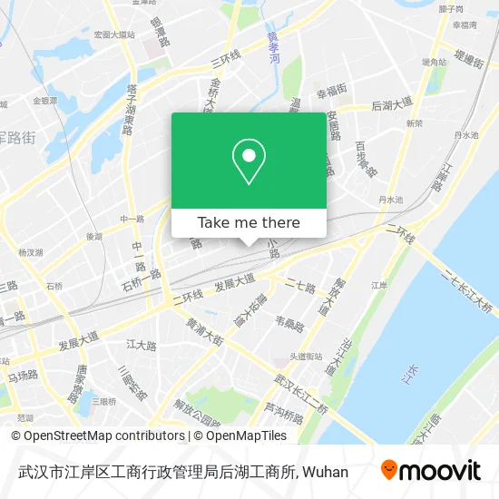 武汉市江岸区工商行政管理局后湖工商所 map