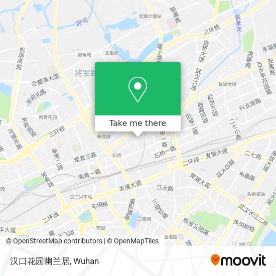 汉口花园幽兰居 map
