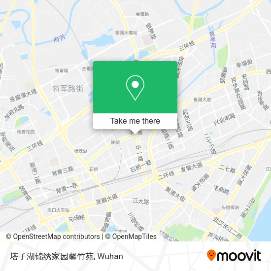 塔子湖锦绣家园馨竹苑 map