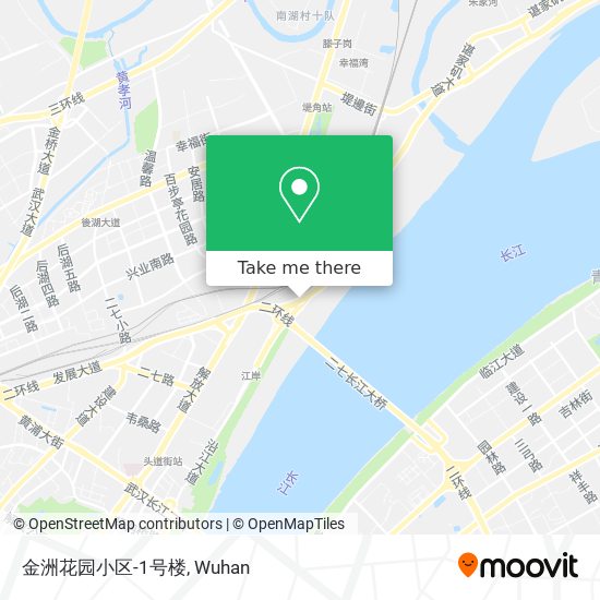 金洲花园小区-1号楼 map