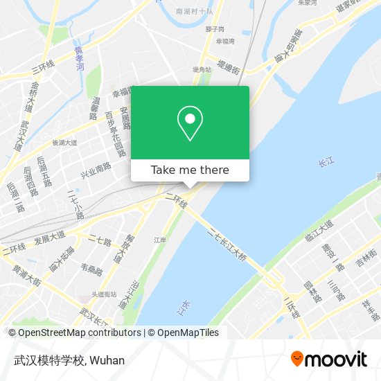 武汉模特学校 map