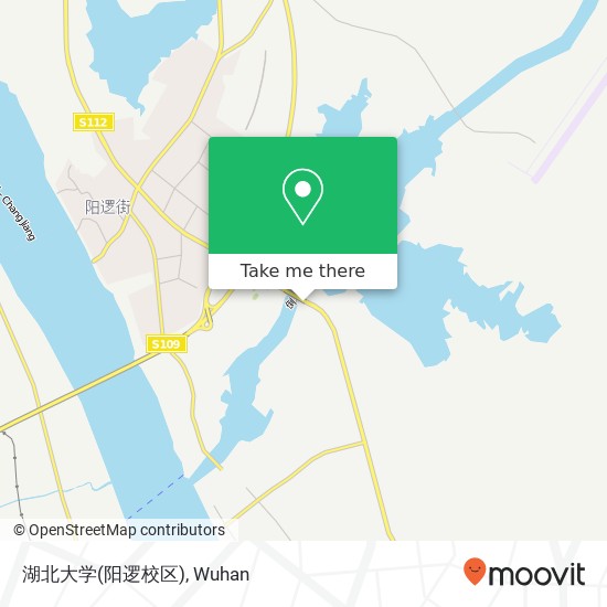 湖北大学(阳逻校区) map