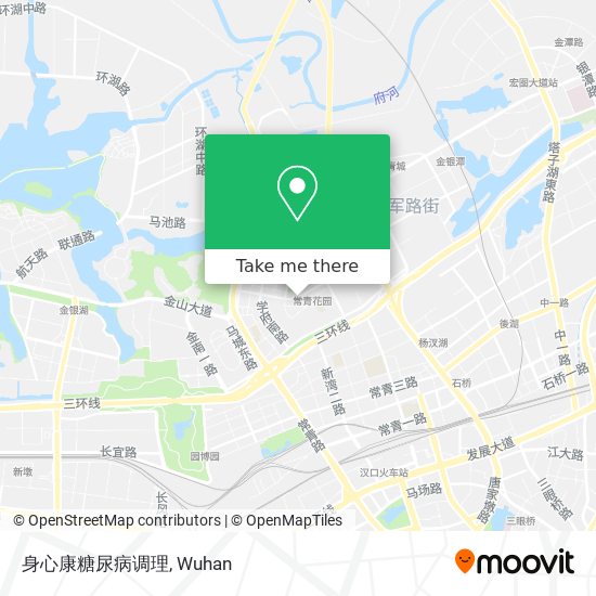 身心康糖尿病调理 map