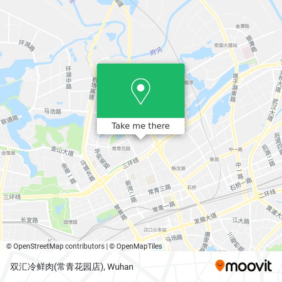 双汇冷鲜肉(常青花园店) map