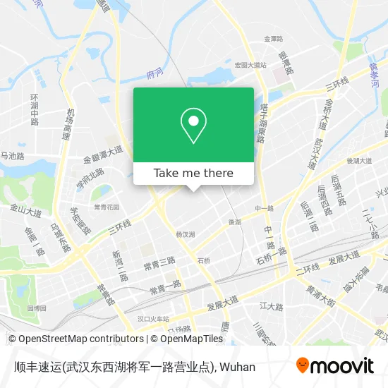 顺丰速运(武汉东西湖将军一路营业点) map