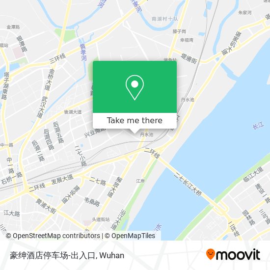 豪绅酒店停车场-出入口 map