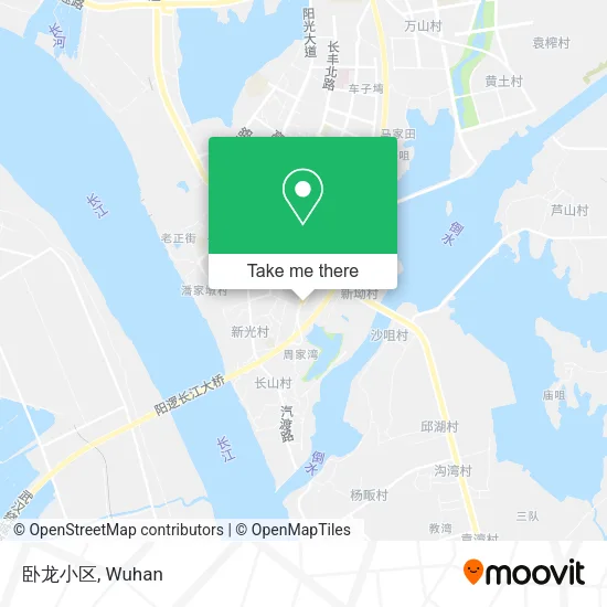 卧龙小区 map