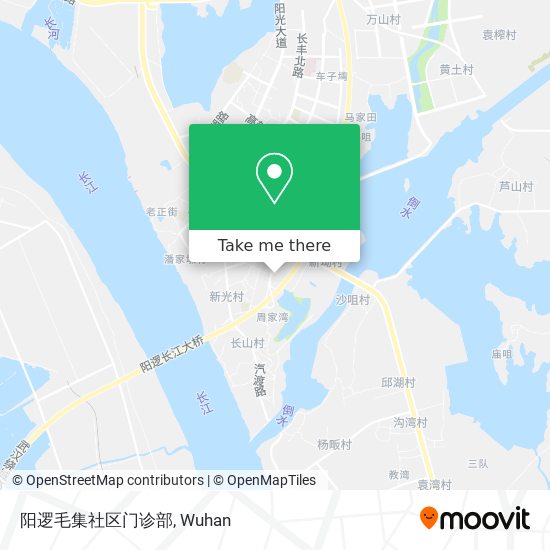 阳逻毛集社区门诊部 map