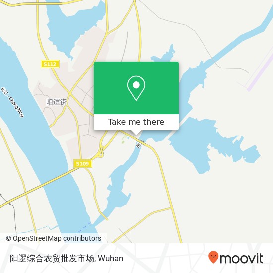阳逻综合农贸批发市场 map