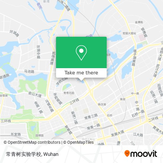 常青树实验学校 map