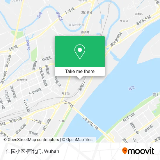 佳园小区-西北门 map