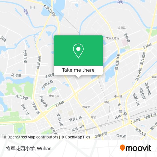 将军花园小学 map
