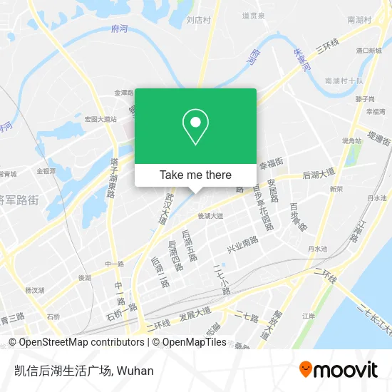 凯信后湖生活广场 map