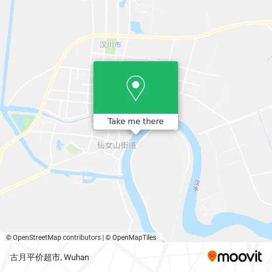 古月平价超市 map